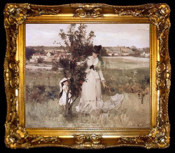 framed  Berthe Morisot Hide and seek, ta009-2